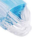 500 Pcs Disposable Face Masks with Elastic Ear Loop 3 Ply for Blocking Dust Air Pollution Protection