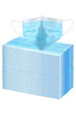 500 Pcs Disposable Face Masks with Elastic Ear Loop 3 Ply for Blocking Dust Air Pollution Protection