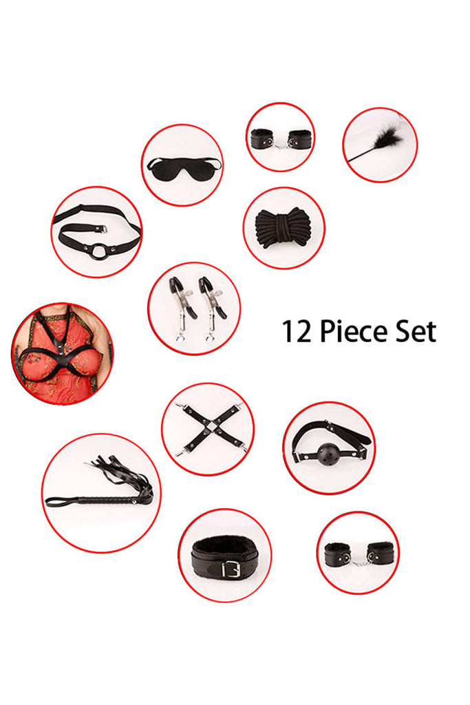 The Ultimate Bondage Kit 12/15/18 Pc set