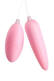 Waterproof Rechargeable ABS TPR Doubel Bullets Tongue Vibe Set