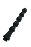 Silicone Anal Cleaning Shower Head Douches Attachement Black