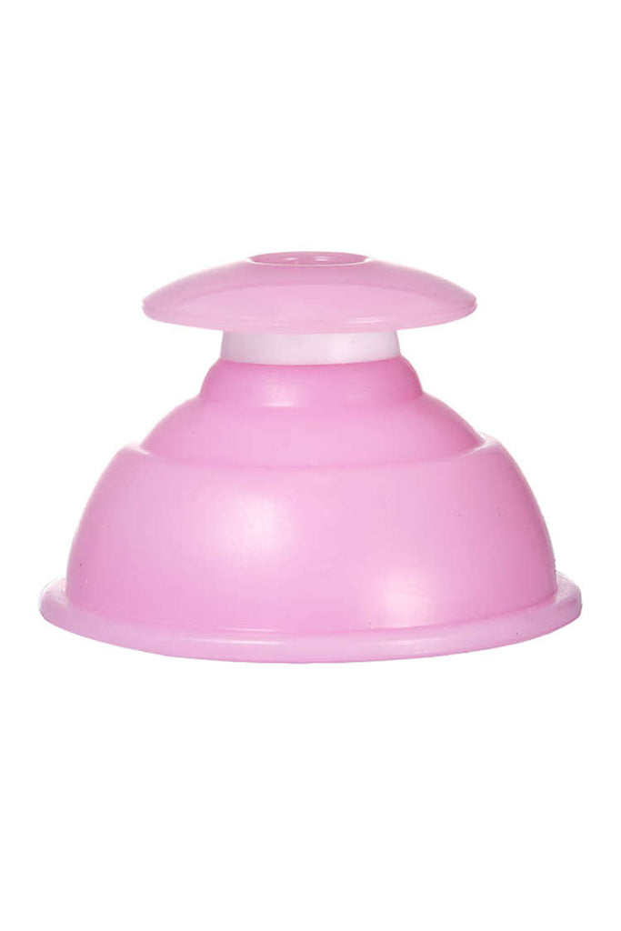 Silicone Nipple Suckers Plunger for Women Massage 2Pc Set - Pink