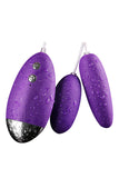 Waterproof ABS Purple Single and Double Bullet Vibe Purple