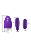 Waterproof ABS Purple Single and Double Bullet Vibe Purple