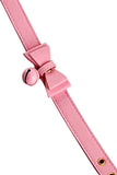 Adjustable Pink Bowknot Jingle Bell Neck Collar
