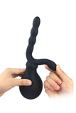 Silicone Vagina Anal Cleaner Douches Black