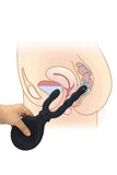 Silicone Vagina Anal Cleaner Douches Black