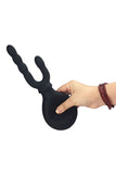 Silicone Vagina Anal Cleaner Douches Black