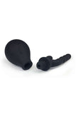 Silicone Vagina Anal Cleaner Douches Black