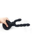 Silicone Vagina Anal Cleaner Douches Black