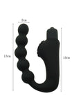 Multi Speed Silicone Beaded Vibrating Anal Plug