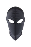 Open Eyes Mouth Unisex Fabric Bondage Hood