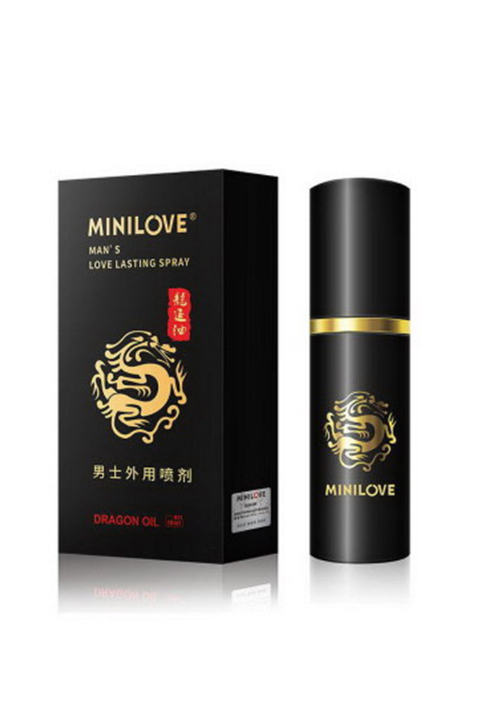 MiniLove Organic Oil Delay Spray for Men Black 10ml