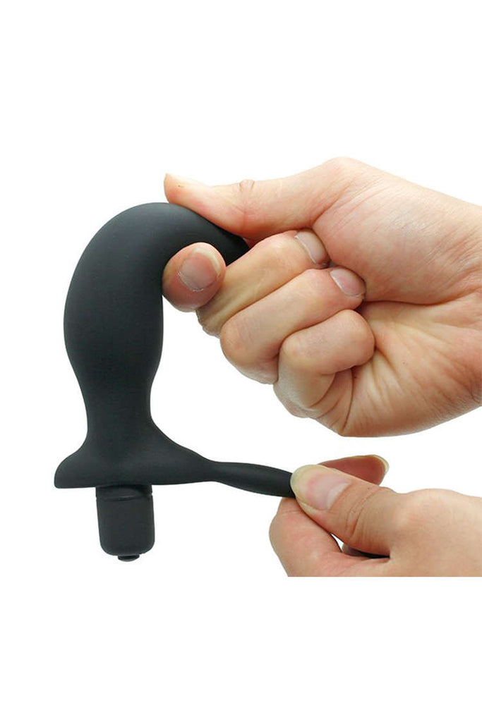 Electric Silicone Penis Ring and Anal Plug Vibrators