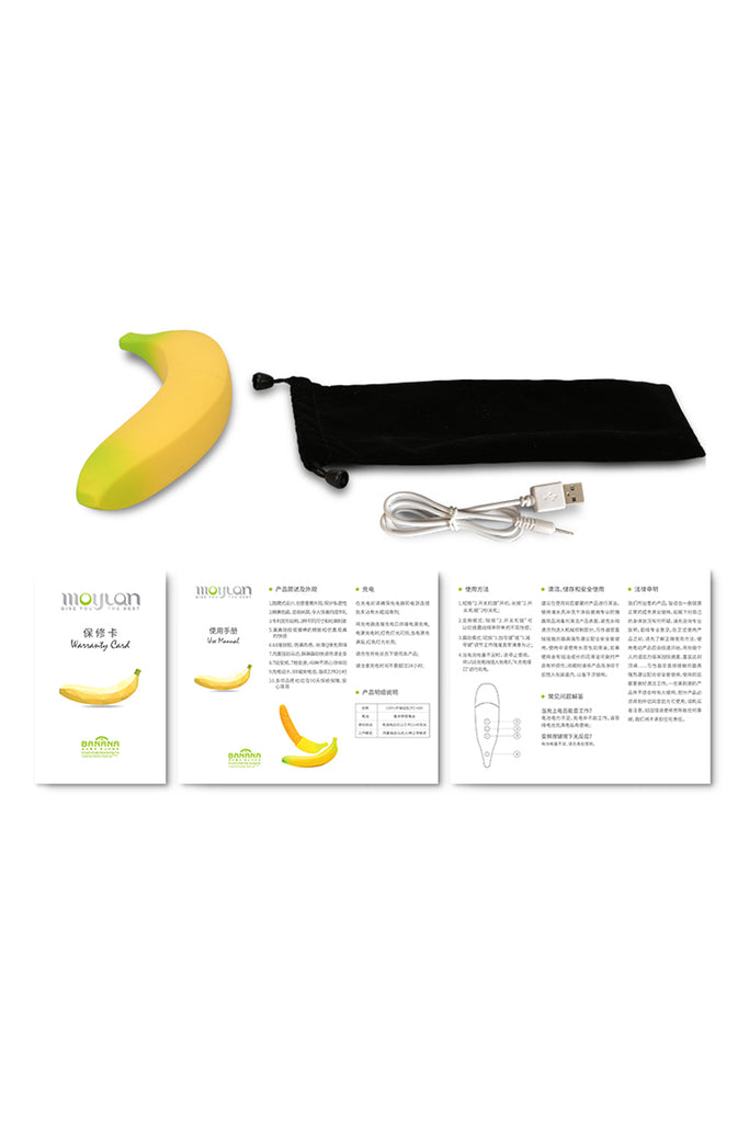 Discreet Banana Vibe Waterproof Dildos Vibrator 5 Inch