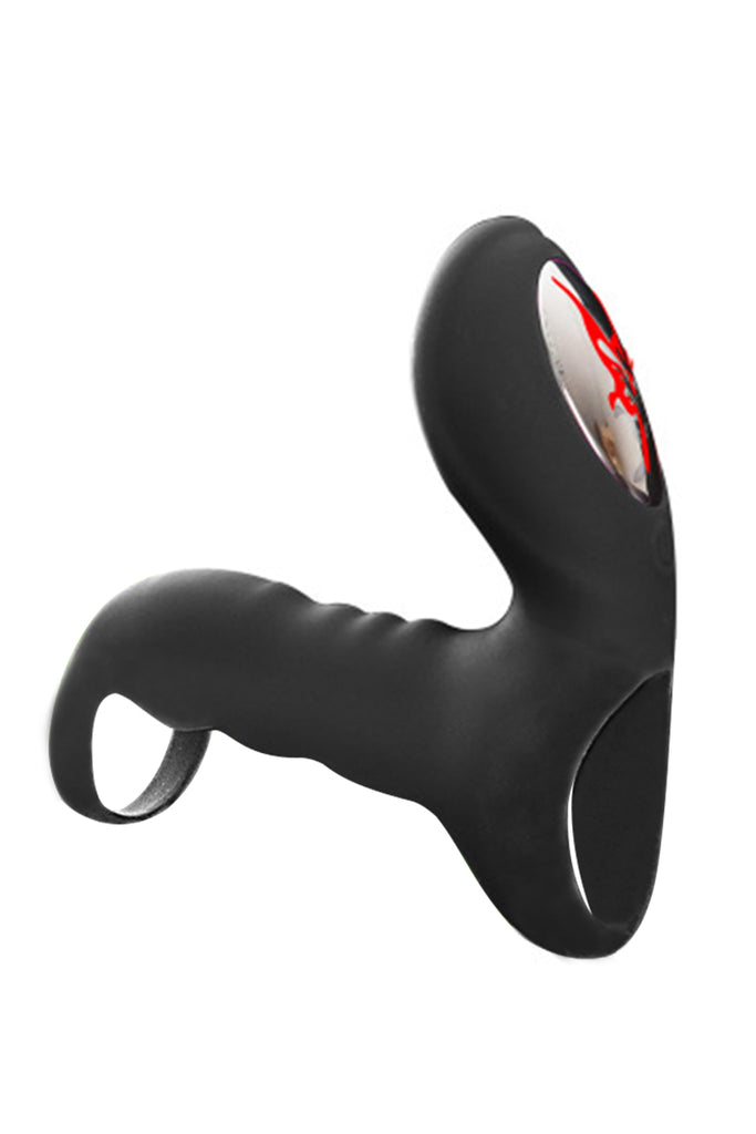 Silicone Rechargeable Clitoral Stimulator Vibrating Cock Ring