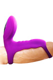 Silicone Rechargeable Clitoral Stimulator Vibrating Cock Ring