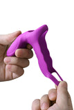 Silicone Rechargeable Clitoral Stimulator Vibrating Cock Ring