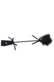 Bowknot Decorated Feather Tickler with Leather Handle