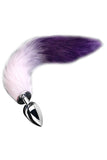 Faux Fox Tail Stainless Steel Anal Plug