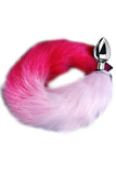 Faux Fox Tail Stainless Steel Anal Plug