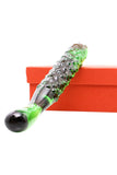 Cute Vegetable Shaped Crystal Glass Massager