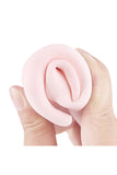 Oval Shaped Rechargeable Penis Ring Pocket Vibrator Pink