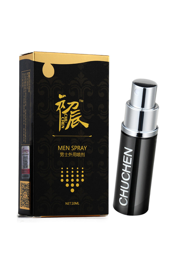 CHUCHEN Organic Delay Spray Longer Lasting Penis Erection for Men without Cover
