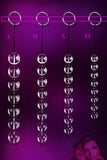 Glass Anal Beads with Easy Retrieval Ring For Novices and Experts