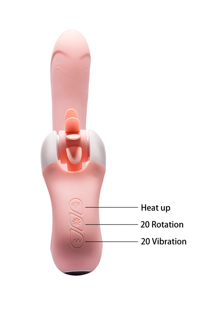 Heating Silicone G-Spot and Oral Sex Stimulator