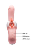 Heating Silicone G-Spot and Oral Sex Stimulator
