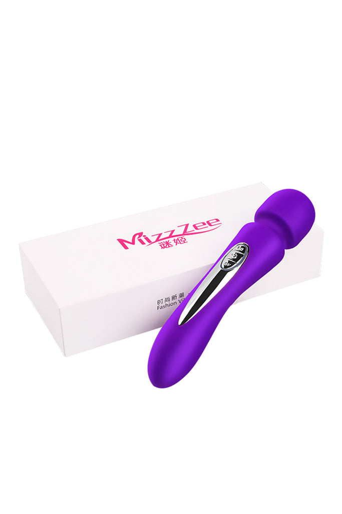 MizzZee Heating Up Rechargeable Double Headed Wand Massager