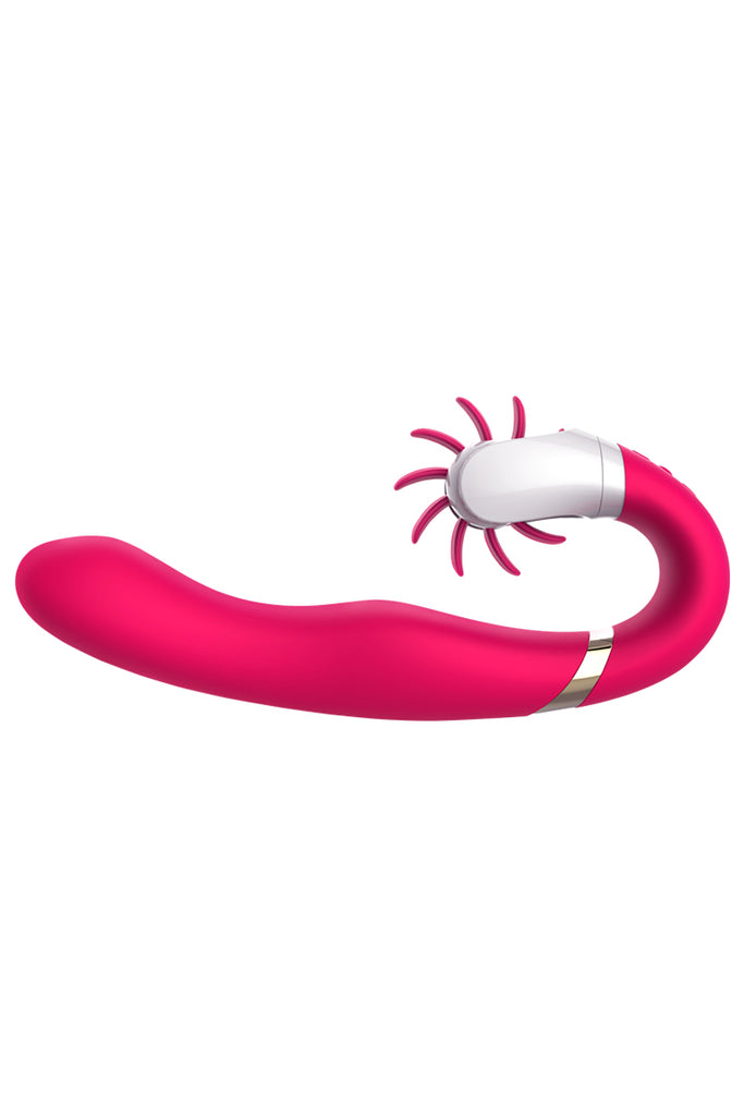 Luxury Rechargeable Silicone G-Spot and Oral Sex Stimulator
