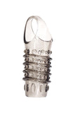 Silicone Penis Sleeve Extender Sex Toy Brown