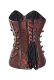 Gothic Steampunk Steel Boned Overbust Corset