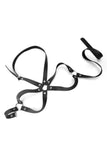 Sexy Stretchy Leather Body Harness Bra