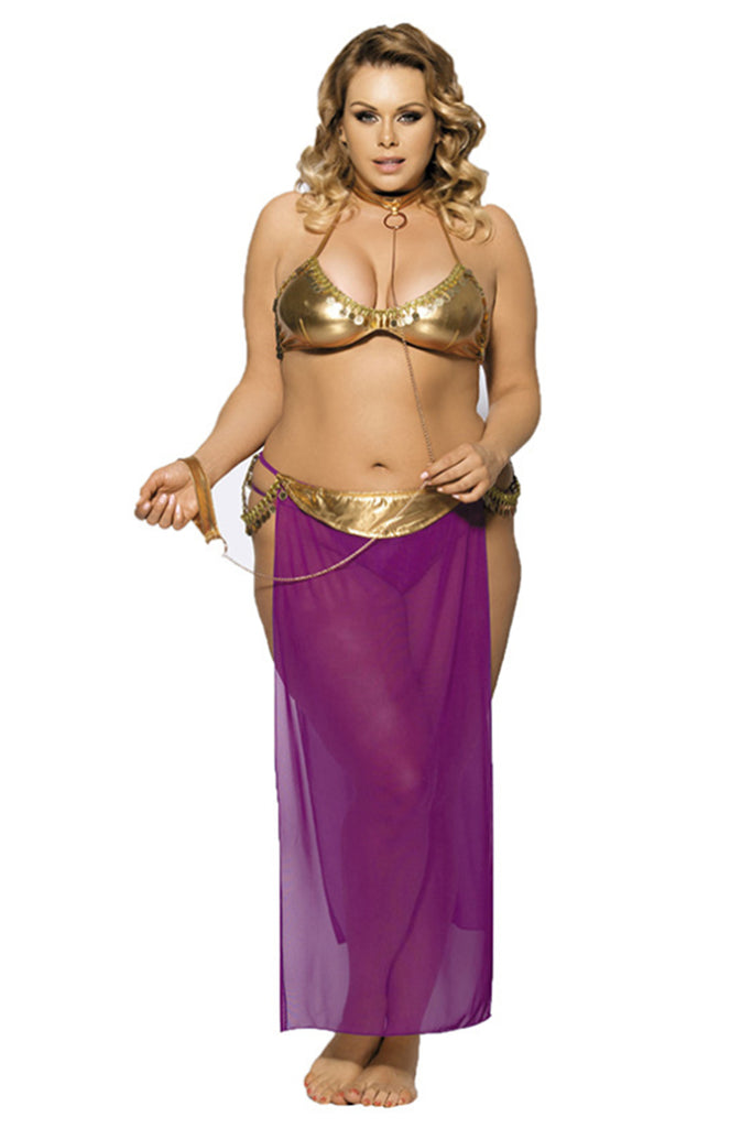 Harem Slave Roleplay Plus Size Costume lingerie Set