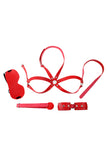Beginner's Leather Bondage Kit 4 Pc Set