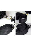 BDSM Nylon Hogtie Restraint with 4 Pc Cuffs