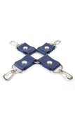 Leather Hogtie Restraint with Metal Swivel Snap Hook