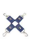 Leather Hogtie Restraint with Metal Swivel Snap Hook