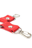 Leather Hogtie Restraint with Metal Swivel Snap Hook