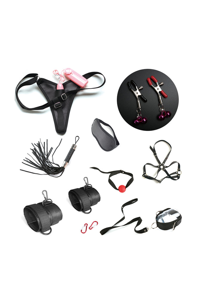 All-in-one Bondage Play Kit 13pc Set