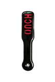 OUCH Letter Inprinted PU Spanking Paddle