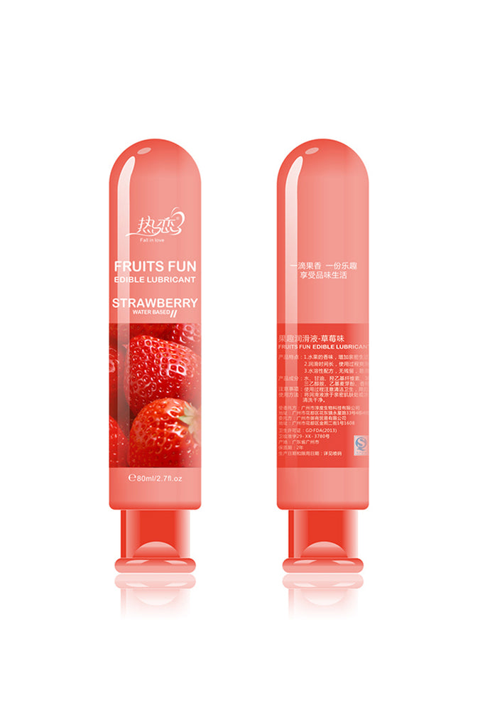 Edible Fruit Flavoured Water-Based Lubricant 5 Styles 2.7oz