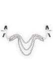 Nipple Clamps with Three Metal Chains