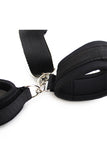 Ball Gag with Attached Velcro Handcuffs