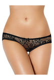 Sexy Floral Lace Open-Back Spanking Panties