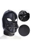 Open Eyes Hood with Zipper Mouth