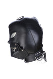 Open Eyes Hood with Zipper Mouth